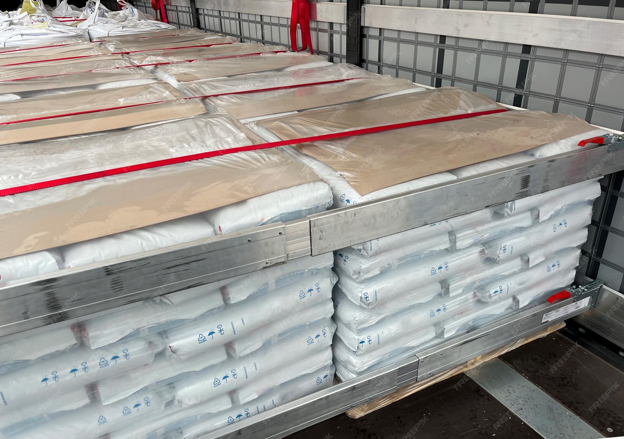 bag and palletized